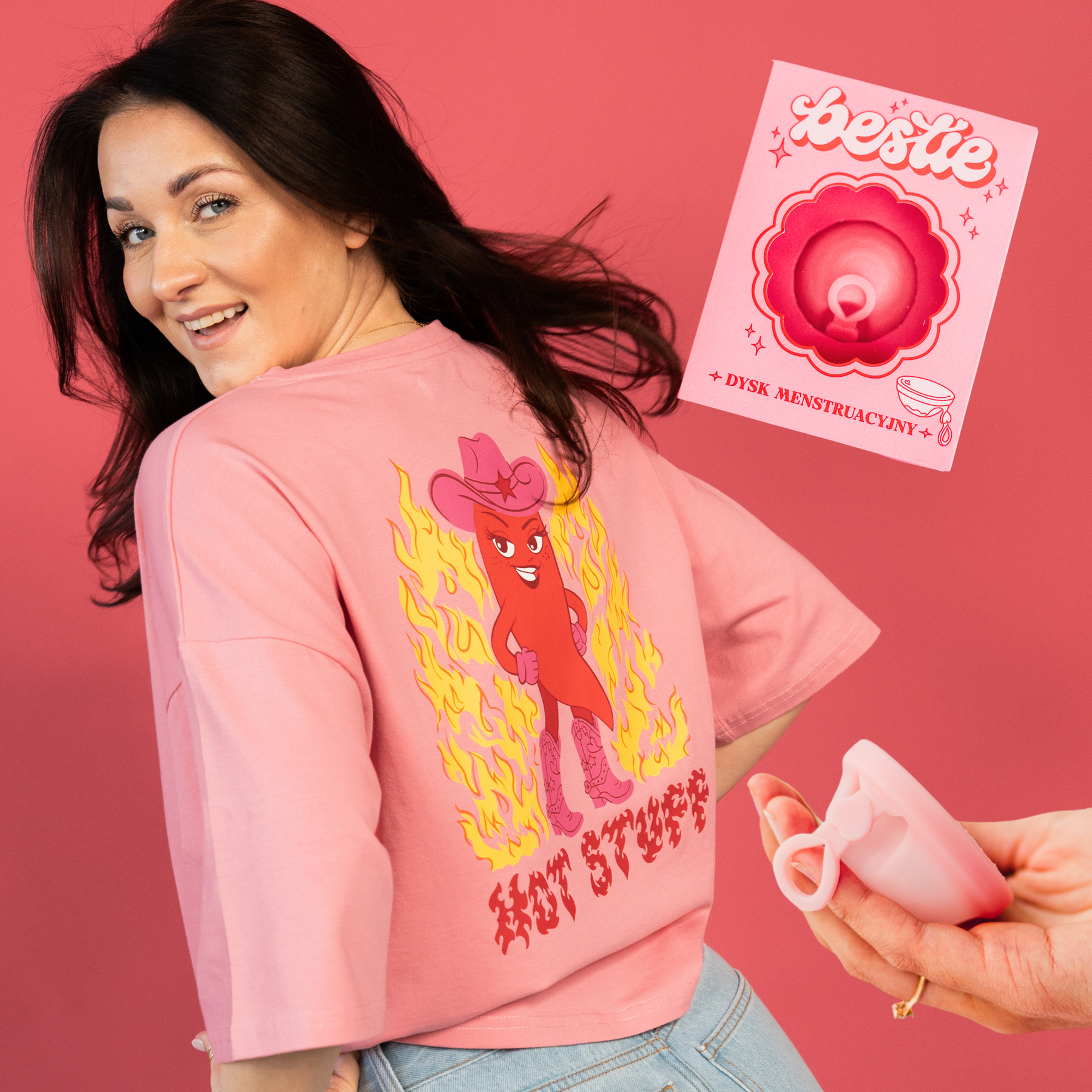 Zestaw Hot Stuff (T-shirt+dysk)