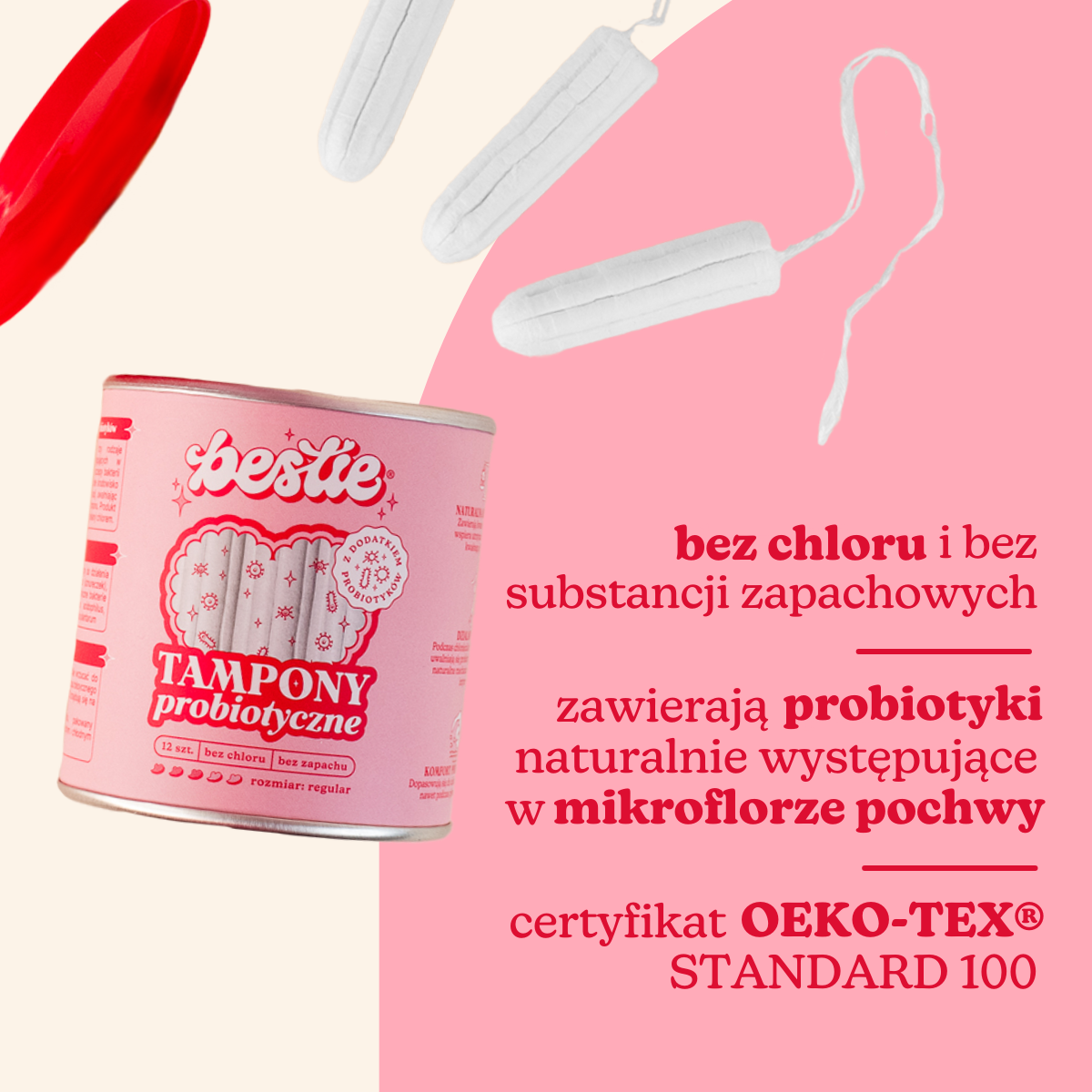 Tampony probiotyczne - zestaw 5+1