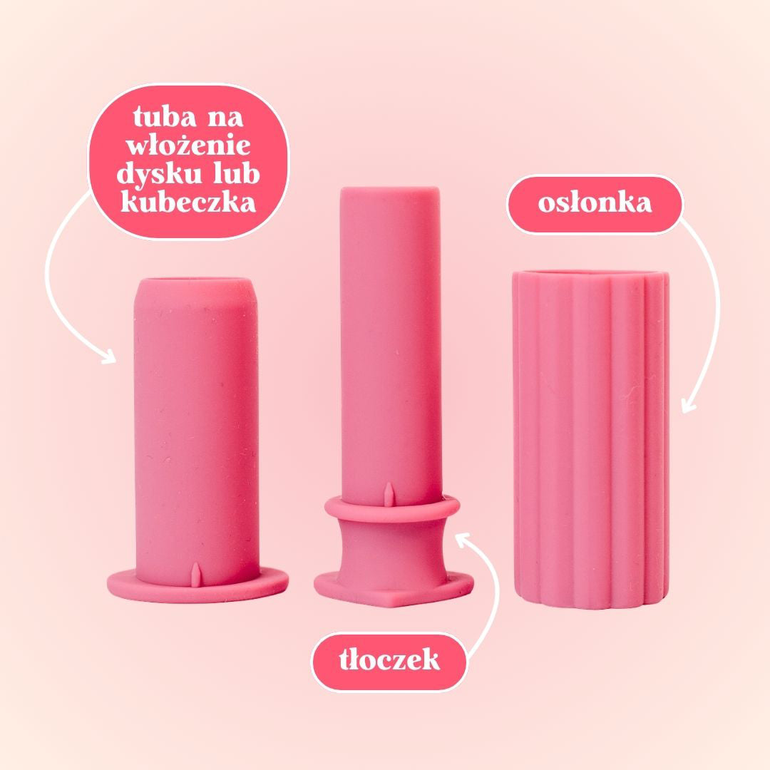 Aplikator do dysków i kubeczków menstruacyjnych - PRZEDSPRZEDAŻ