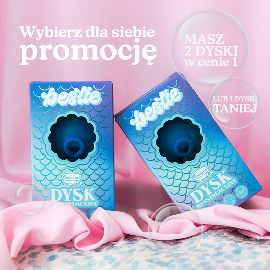 Dysk menstruacyjny - edycja syrenia W PROMOCJI