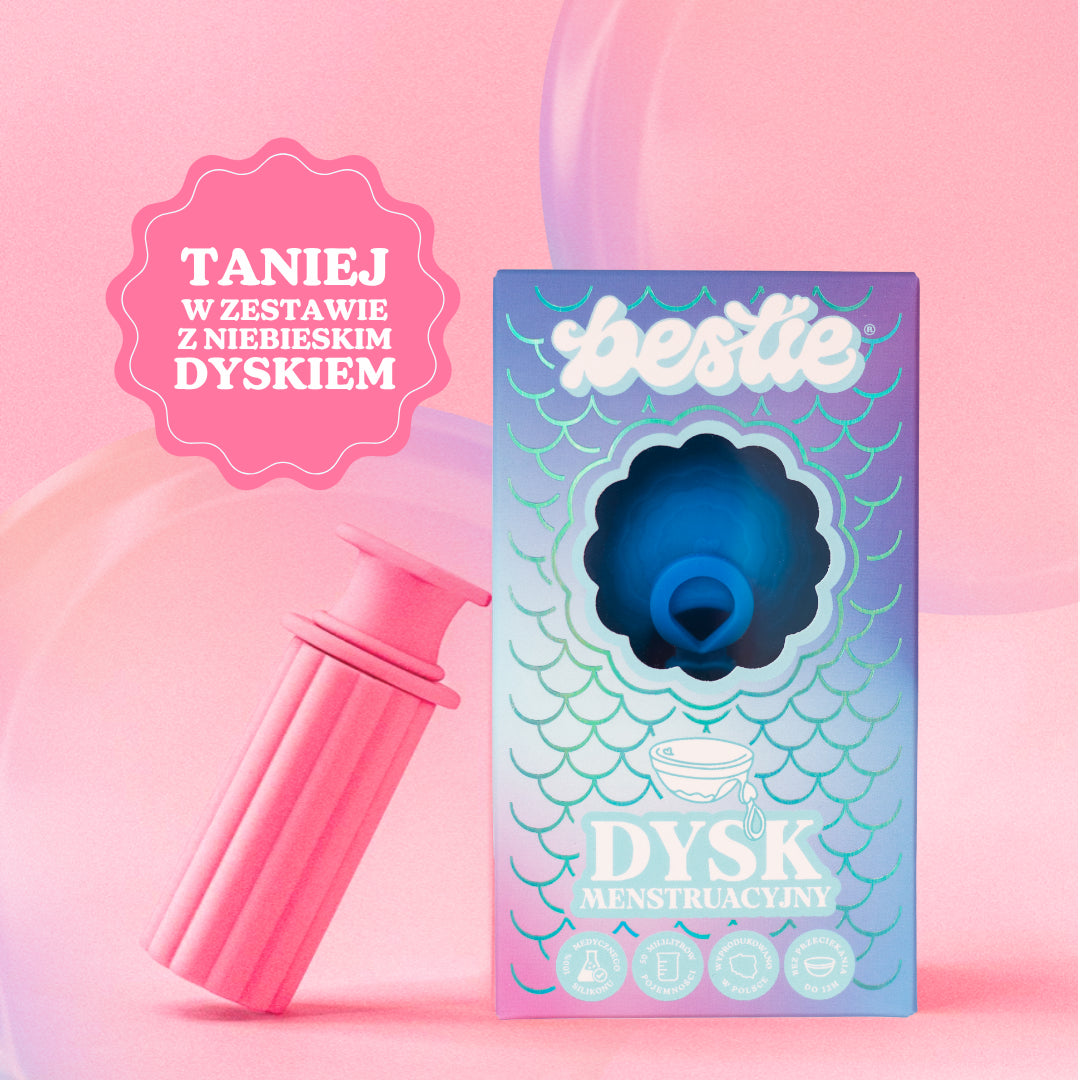 Aplikator do dysków i kubeczków menstruacyjnych